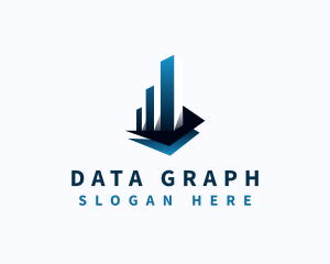 Accounting Financial Graph  logo design