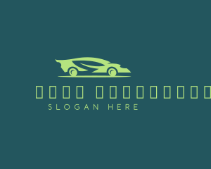 Motorsport - Green Eco Car Automotive logo design