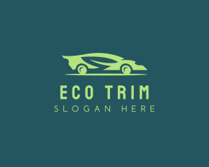 Green Eco Car Automotive logo design