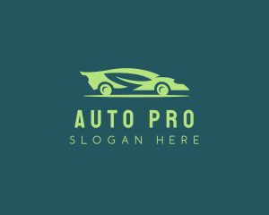 Automotive - Green Eco Car Automotive logo design