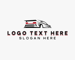 Transport - Fast Racing Car logo design