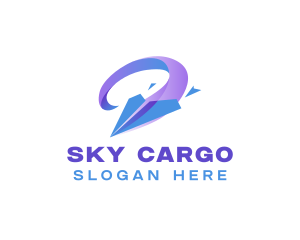 Plane Cargo Logistics logo design