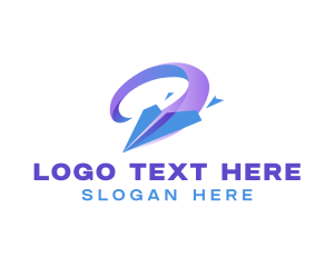Logistics - Plane Cargo Logistics logo design