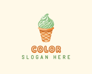 Ice Cream Sundae Logo