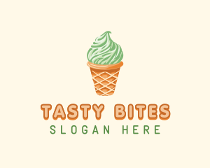 Ice Cream Sundae Logo