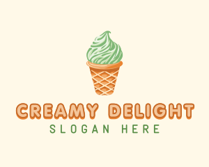 Yogurt - Ice Cream Sundae logo design