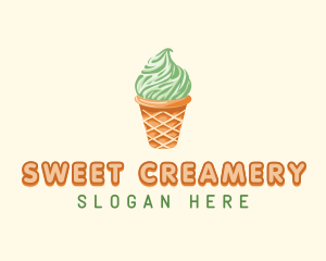 Ice Cream Sundae logo design