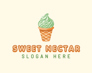 Ice Cream Sundae logo design