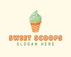 Ice Cream - Ice Cream Sundae logo design