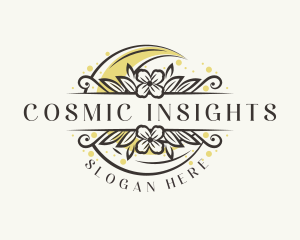 Moon Cosmic Beauty logo design