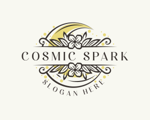 Moon Cosmic Beauty logo design