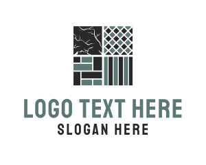 Flooring Tile Pattern Logo