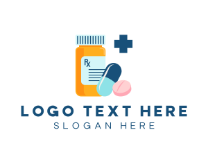 Prescription Drugs - Medical Pharmaceutical Drugs logo design