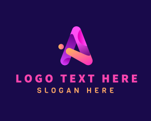 Internet - Modern Creative Letter A logo design