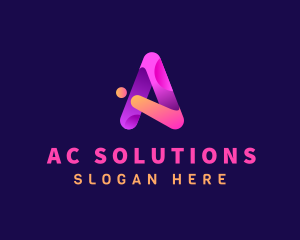 Modern Creative Letter A logo design