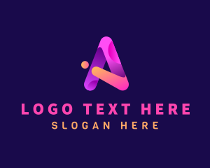 Science - Modern Creative Letter A logo design