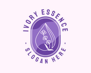 Purple Floral Extract  logo design