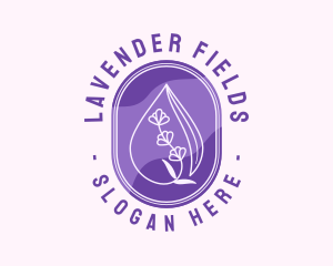 Lavender - Purple Floral Extract logo design