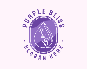 Purple - Purple Floral Extract logo design