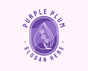 Purple - Purple Floral Extract logo design