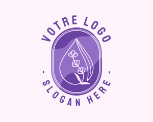 Purple - Purple Floral Extract logo design