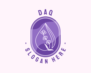Massage - Purple Floral Extract logo design