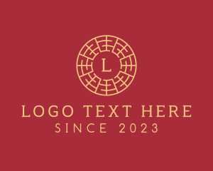 Feng Shui - Chinese Oriental Bagua logo design