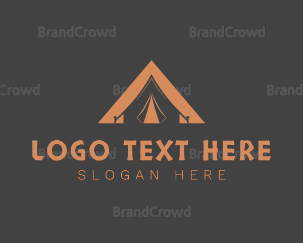 Outdoor Triangle Tent Logo