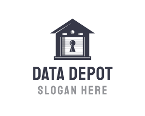 Repository - Storage Lock House logo design