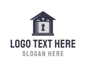 Container - Storage Lock House logo design