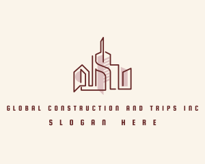 Architectural Building Structure  Logo