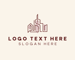 Builder - Architectural Building Structure logo design