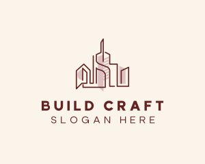 Architectural Building Structure  logo design