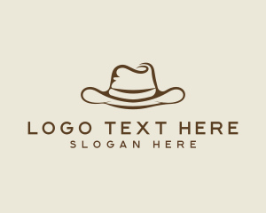Visor - Gentleman Fashion Hat logo design