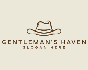 Gentleman Fashion Hat logo design