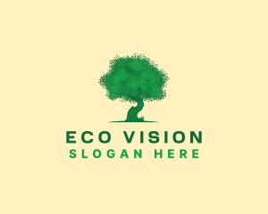 Nature Tree Eco logo design