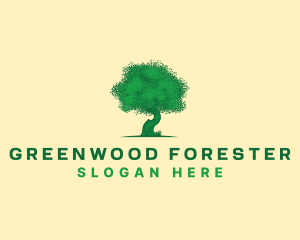 Nature Tree Eco logo design