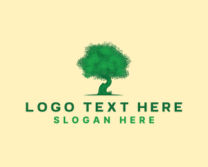 Woodwork - Nature Tree Eco logo design