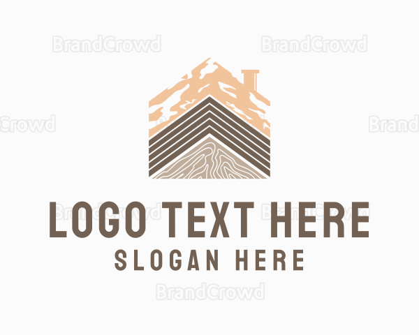 House Flooring Pattern Logo