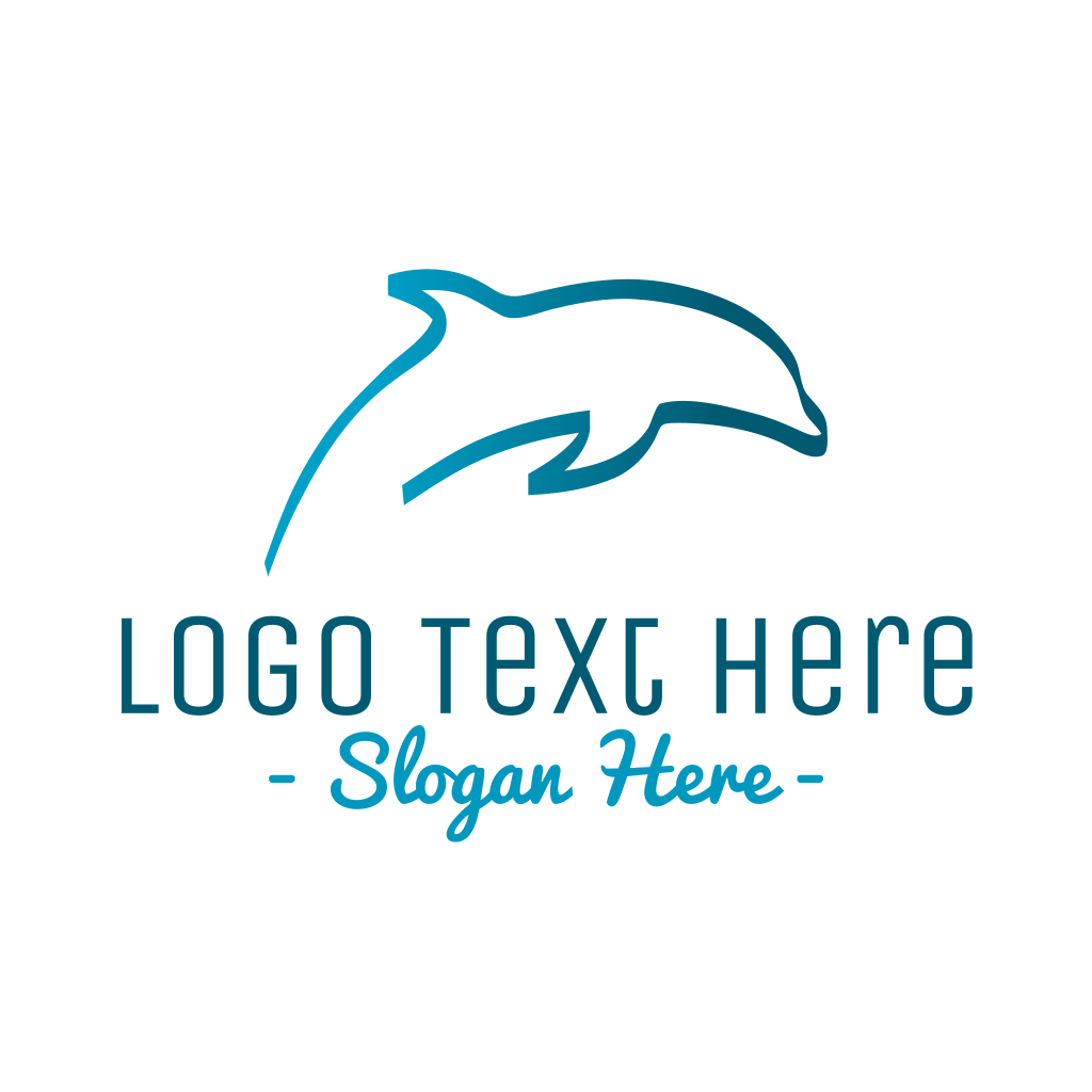 Blue Dolphin Logo | BrandCrowd Logo Maker