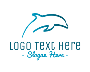 Blue Dolphin logo design