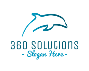 Blue Dolphin logo design