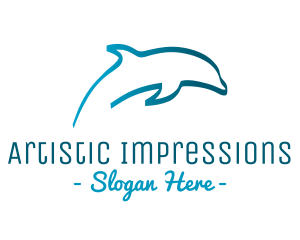 Blue Dolphin logo design