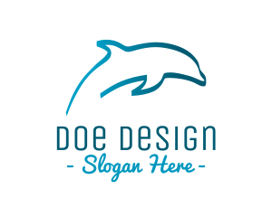 Blue Dolphin logo design