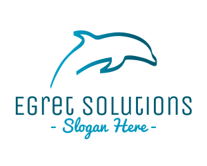 Blue Dolphin logo design