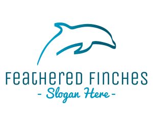 Blue Dolphin logo design