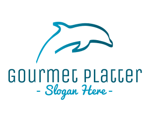 Blue Dolphin logo design