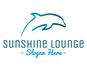 Blue Dolphin logo design