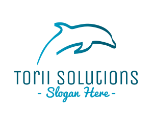 Blue Dolphin logo design