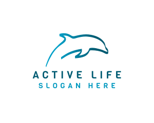 Blue Dolphin logo design